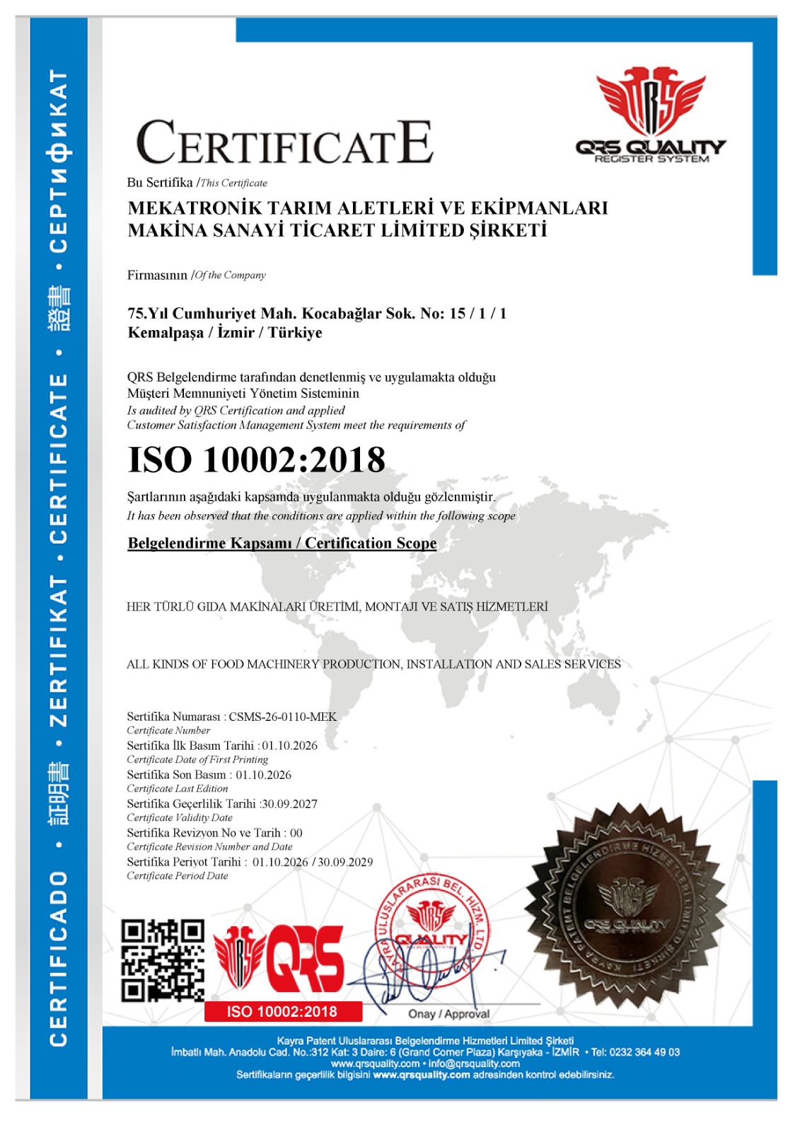 ISO 10002:2018 hujjatining skan nusxasi